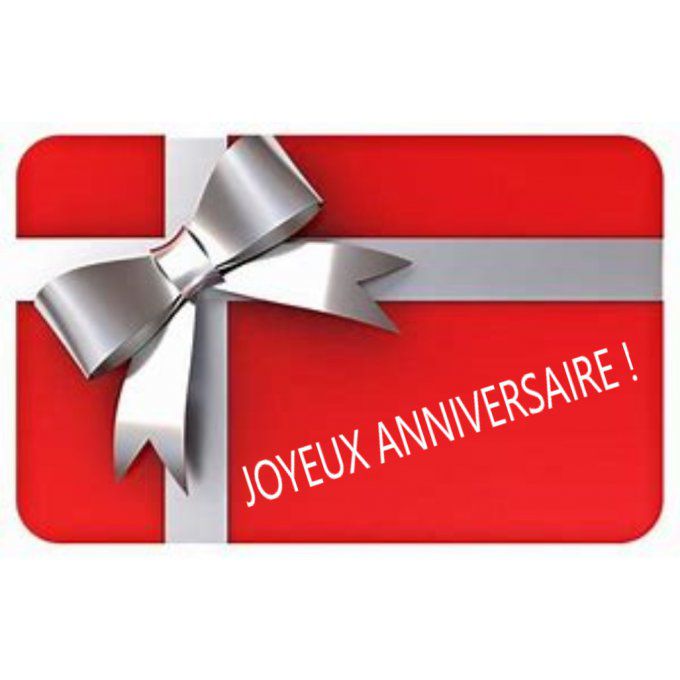 Coffret Cadeau Carte Joyeux Anniversaire